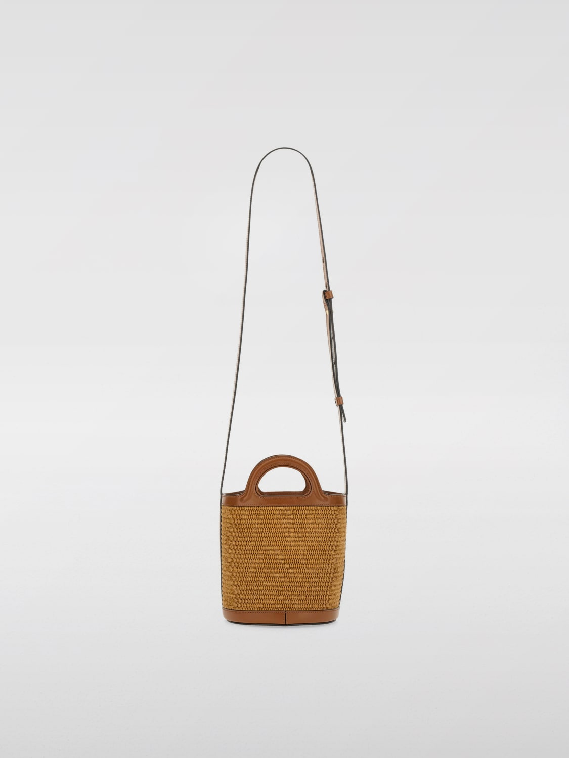 MARNI MINI BAG: Shoulder bag woman Marni, Brown - Img 2