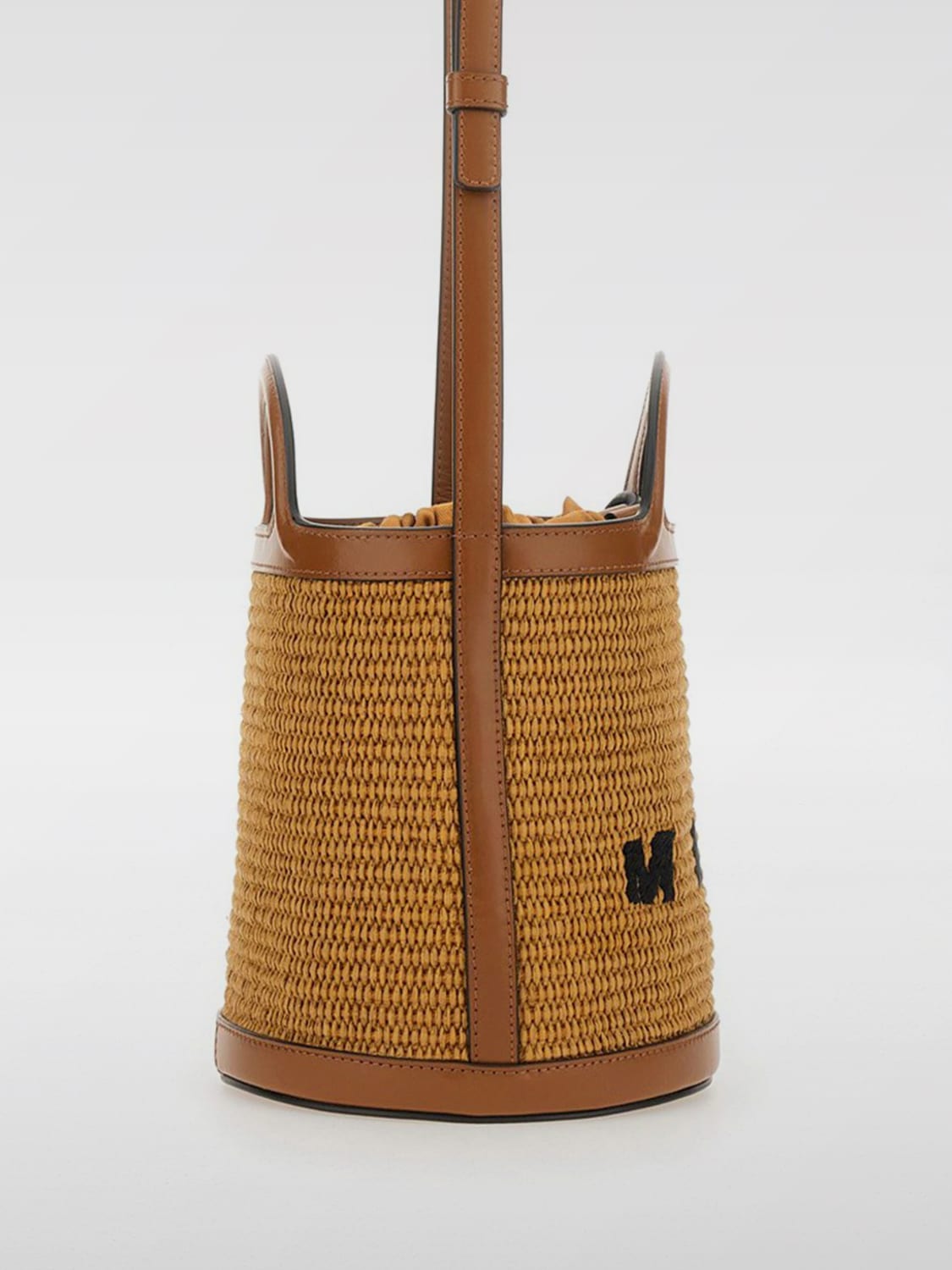 MARNI MINI BAG: Shoulder bag woman Marni, Brown - Img 4