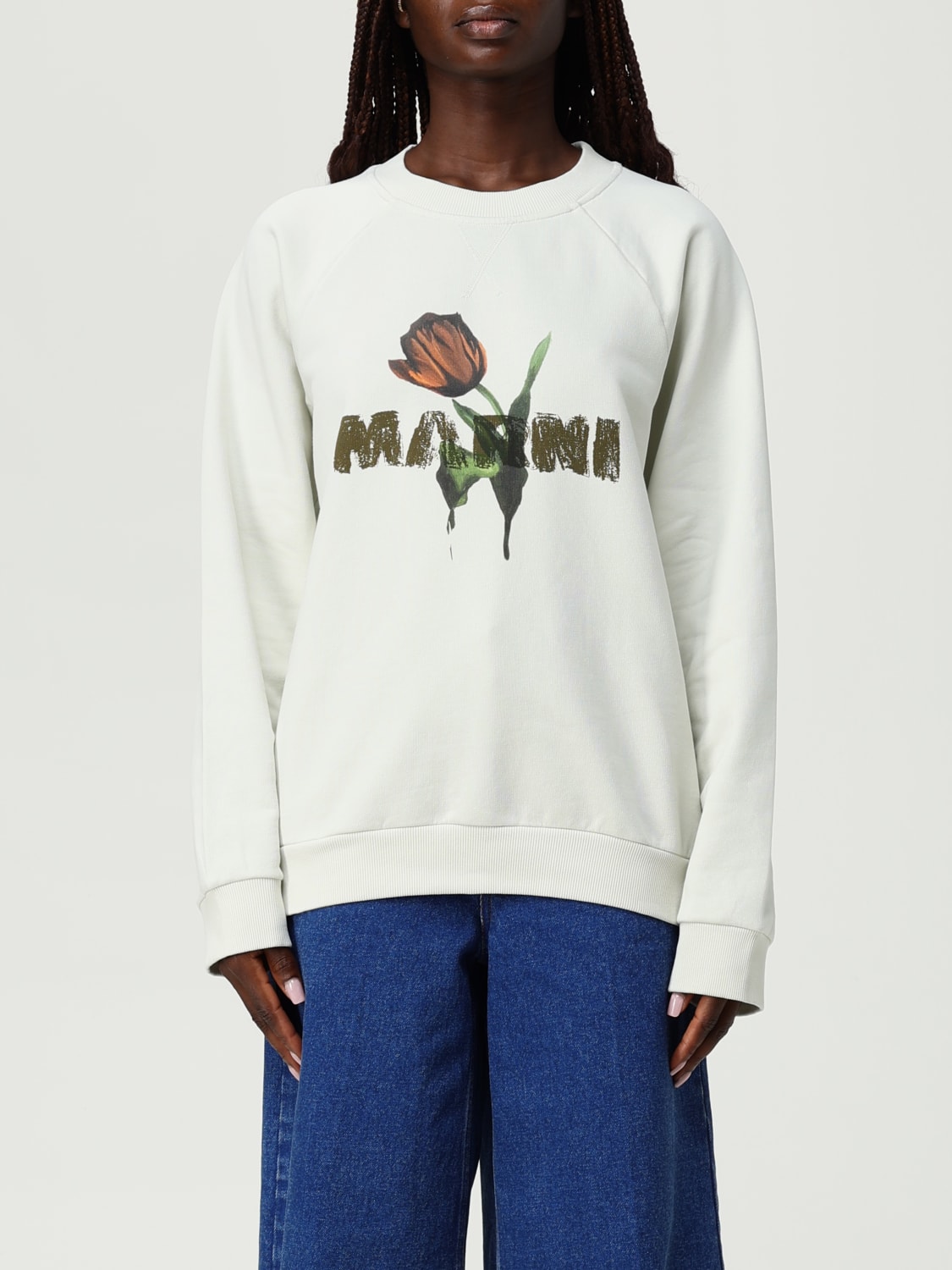 MARNI SWEATSHIRT: Sweatshirt woman Marni, White - Img 1