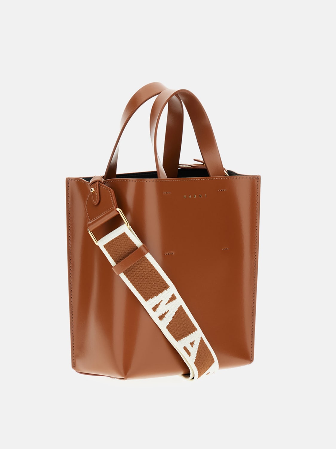 MARNI TOTE BAG: Crossbody bags woman Marni, Brown - Img 2