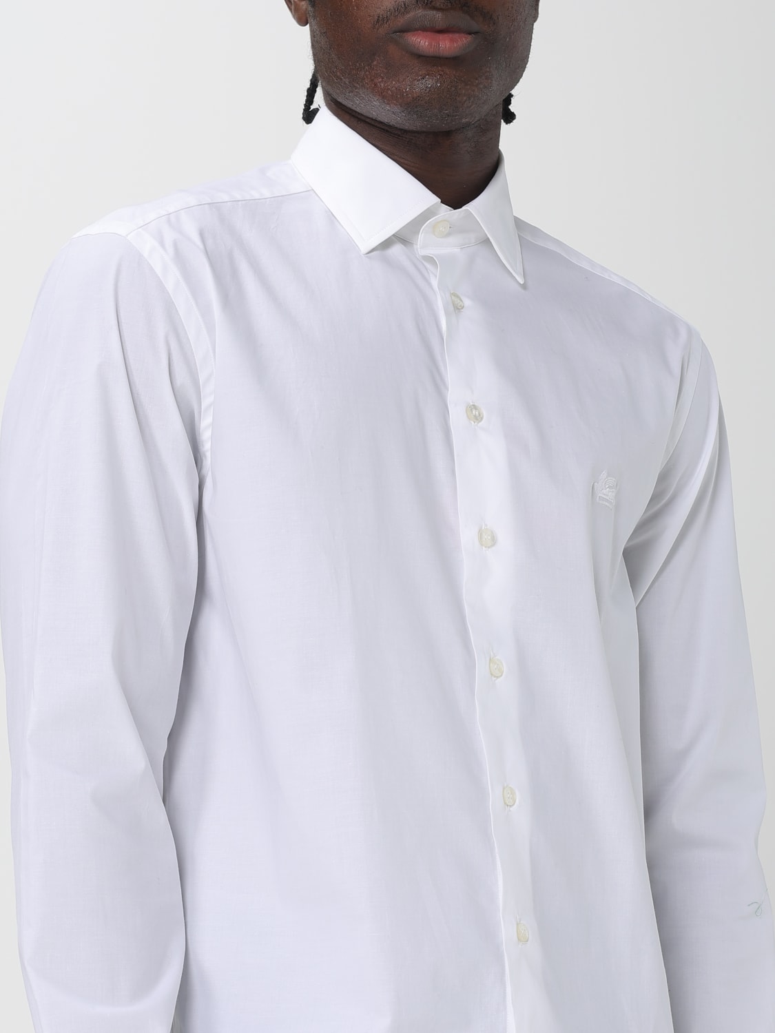 ETRO CAMISA: Camisa hombre Etro, Blanco - Img 5