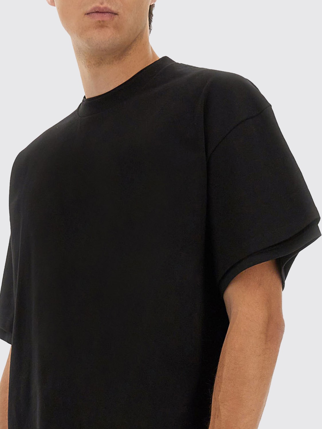 JIL SANDER T恤: T恤 男士 Jil Sander, 黑色 - Img 4