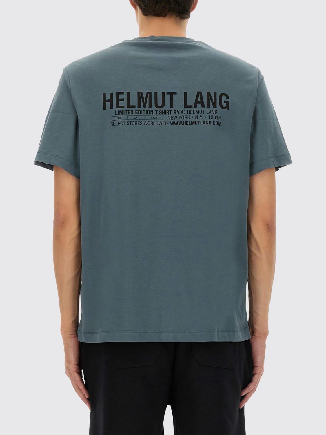 HELMUT LANG T-SHIRT: T-shirt homme Helmut Lang, Bleu - Img 3