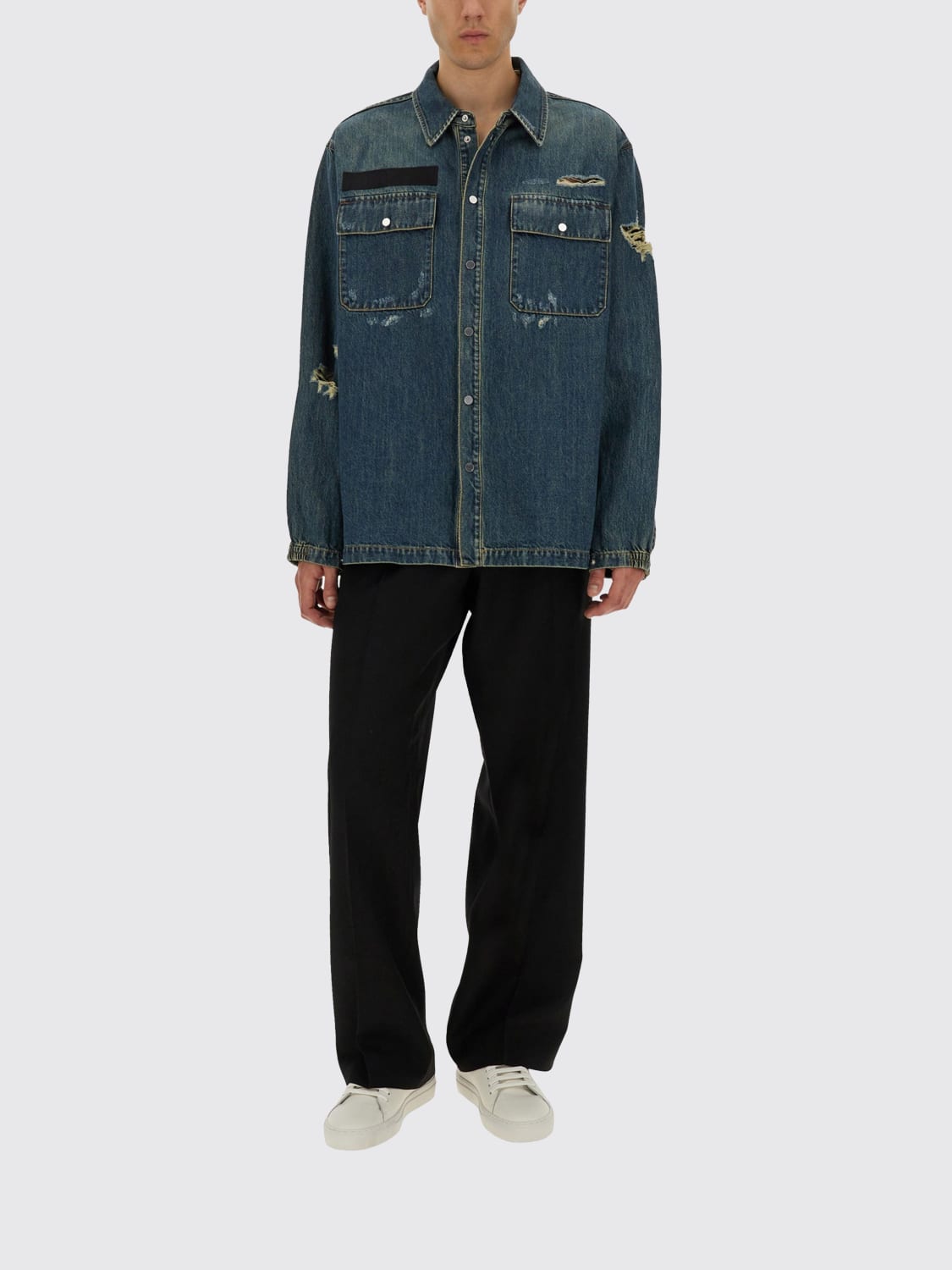 HELMUT LANG CHEMISE: Chemise homme Helmut Lang, Bleu - Img 2