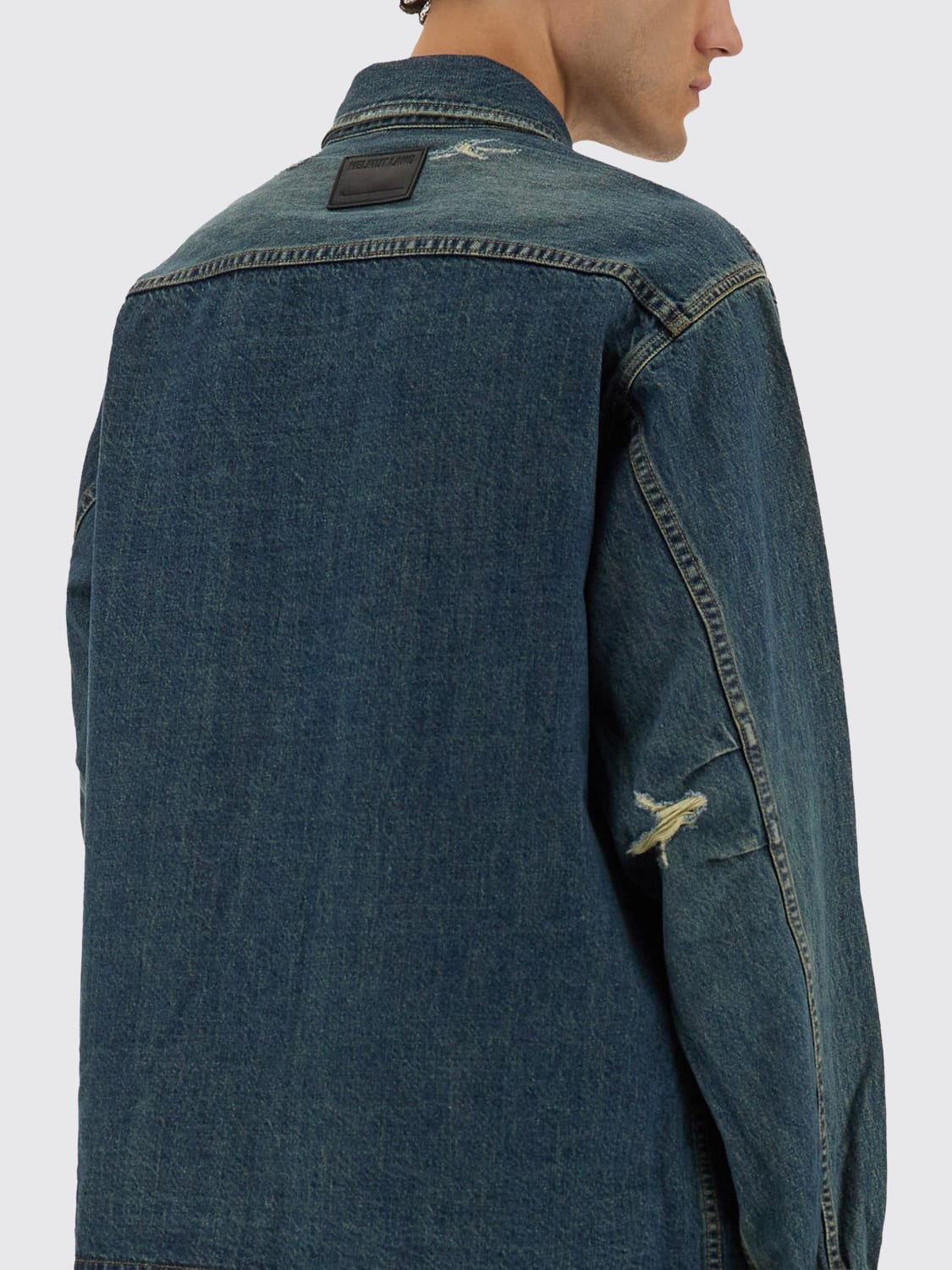 HELMUT LANG CHEMISE: Chemise homme Helmut Lang, Bleu - Img 4