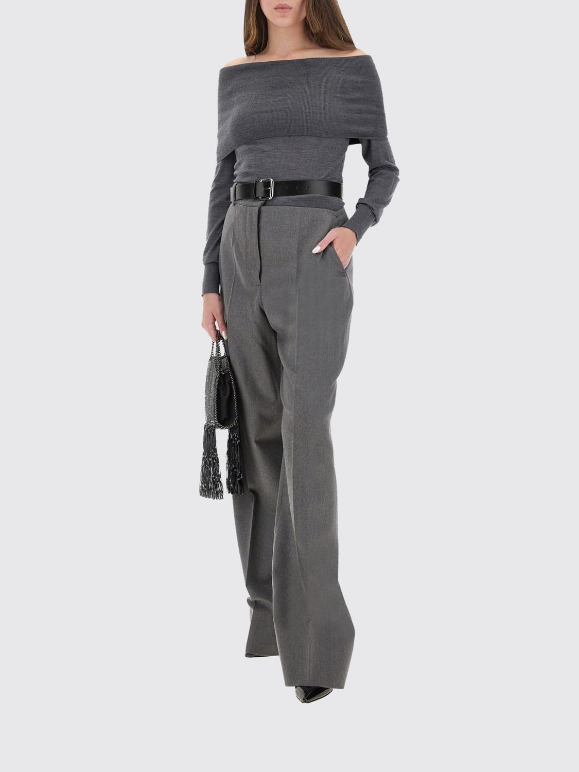 STELLA MCCARTNEY PANTS: Pants woman Stella McCartney, Grey - Img 2