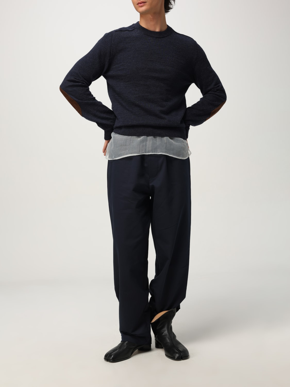 MAISON MARGIELA SWEATER: Sweatshirt men Maison Margiela, Blue - Img 2