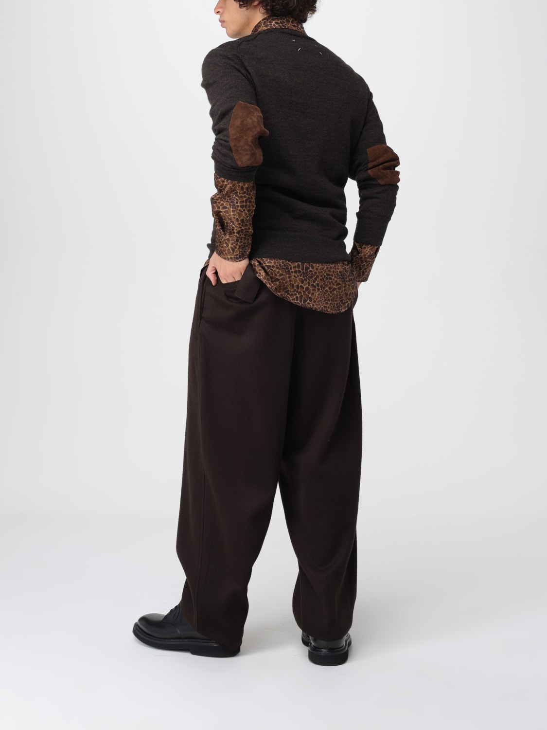 MAISON MARGIELA PULLOVER: Sweatshirt herren Maison Margiela, Braun - Img 2