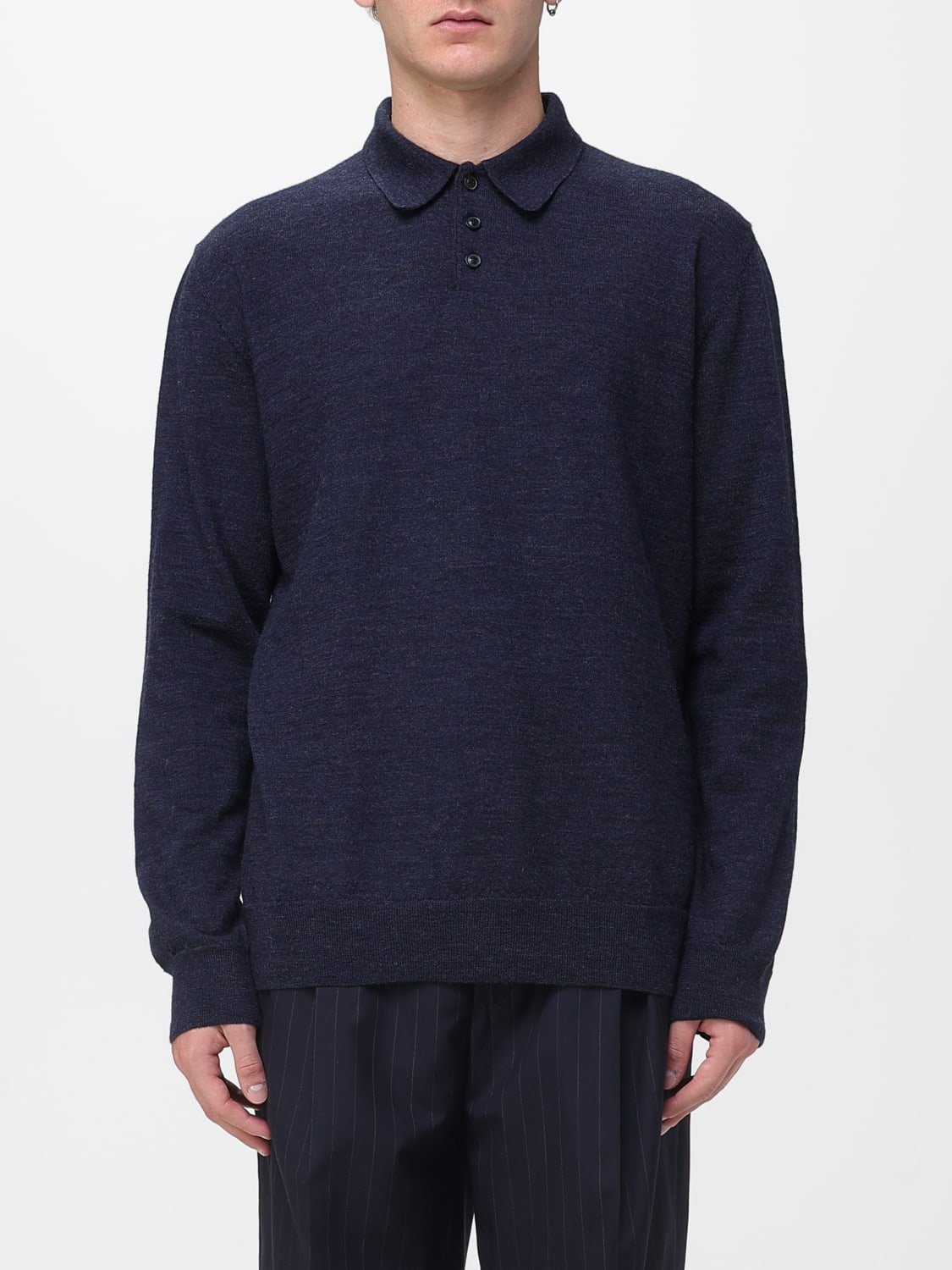 MAISON MARGIELA POLO SHIRT: Polo shirt men Maison Margiela, Blue - Img 1
