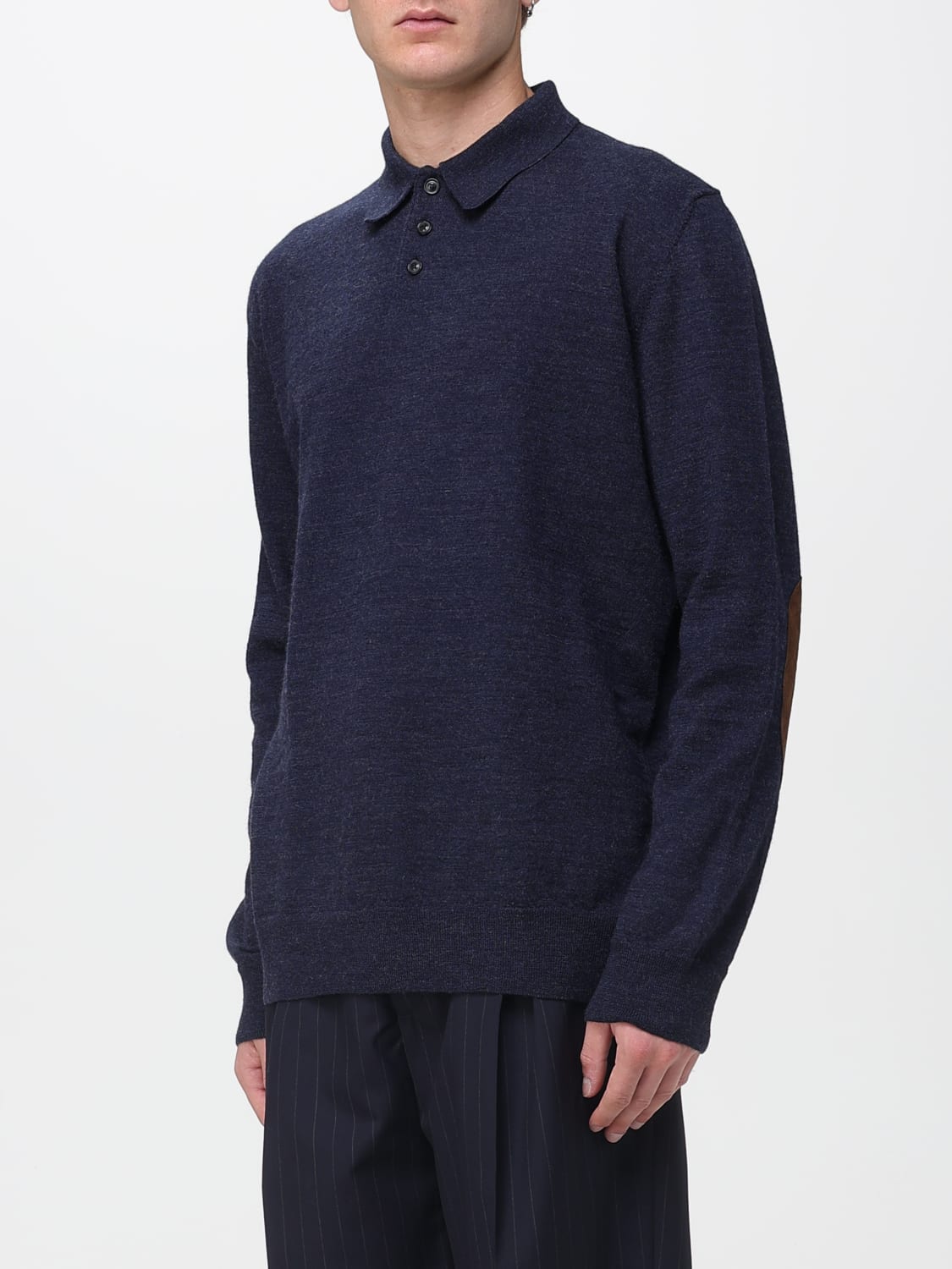 MAISON MARGIELA POLO SHIRT: Polo shirt men Maison Margiela, Blue - Img 4