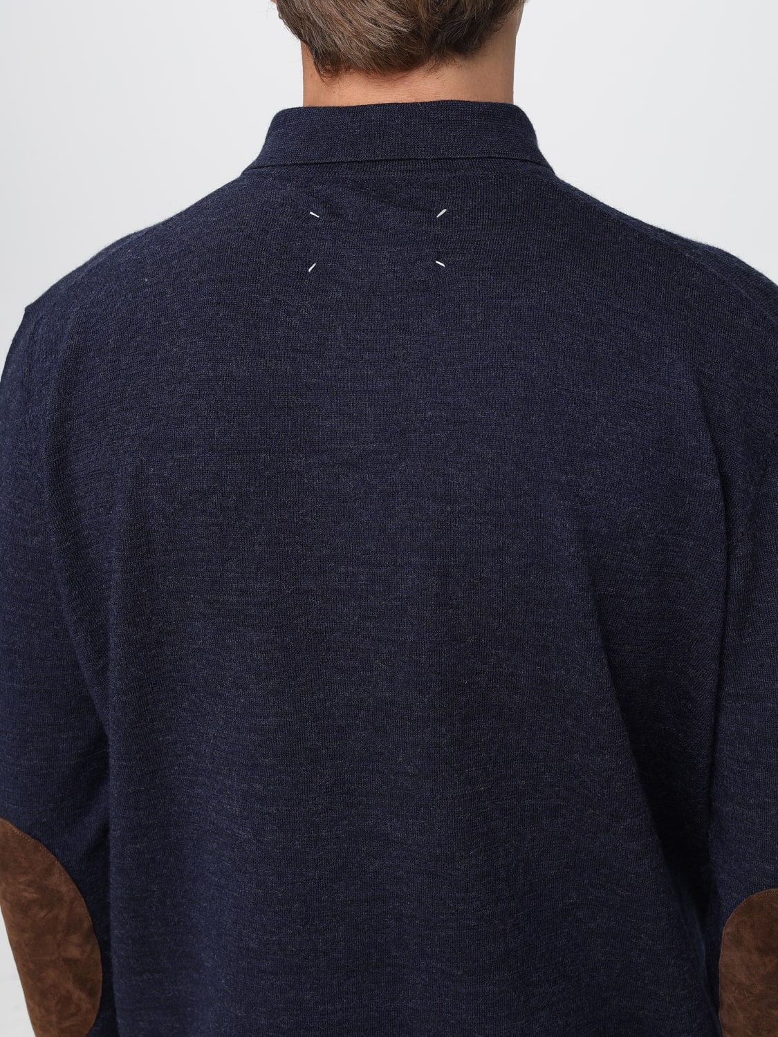 MAISON MARGIELA POLO SHIRT: Polo shirt men Maison Margiela, Blue - Img 5