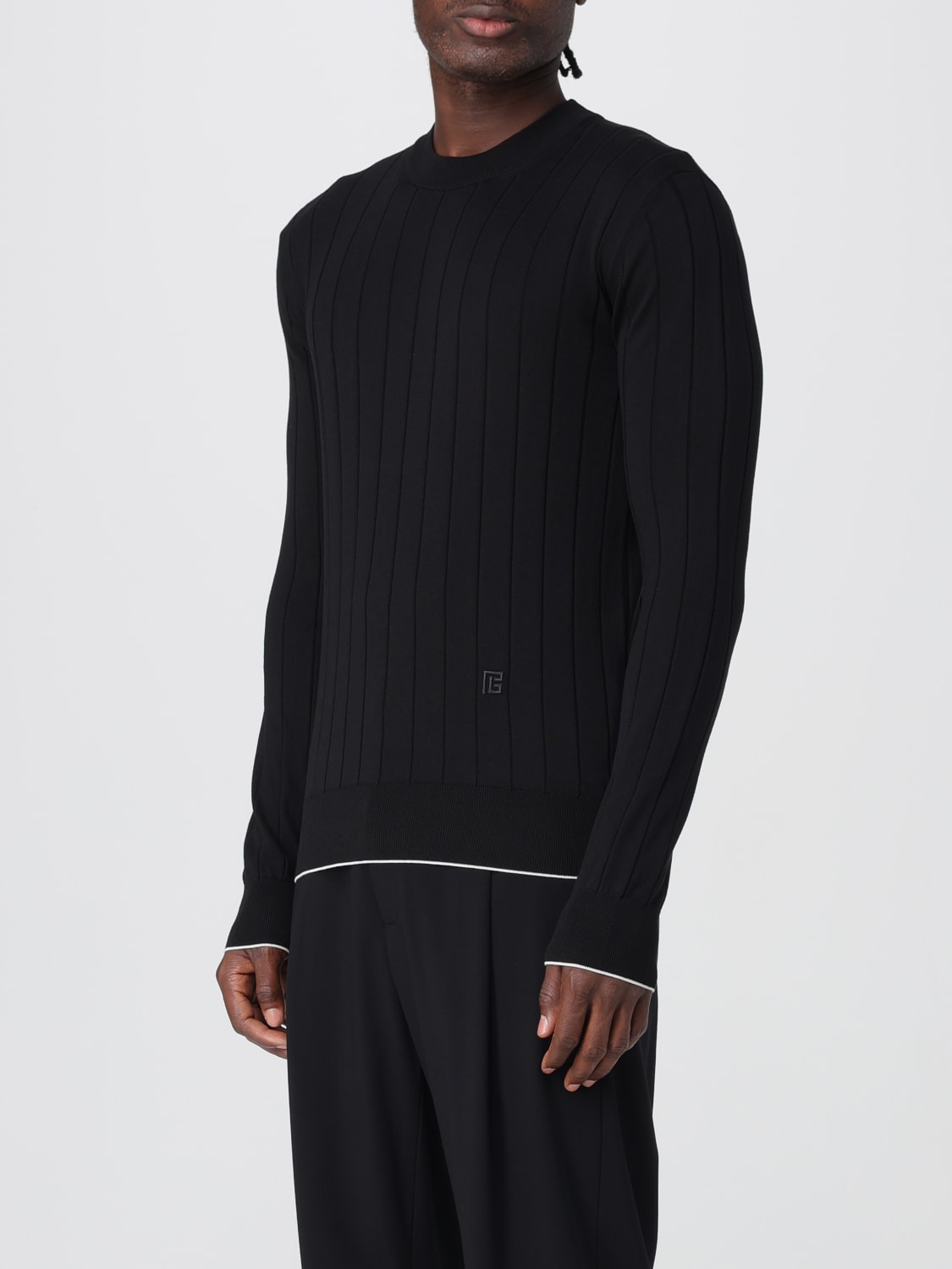 BALMAIN SWEATER: Sweater men Balmain, Black - Img 3