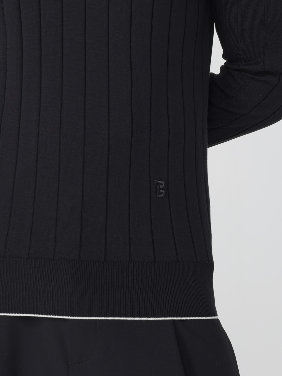 BALMAIN SWEATER: Sweater men Balmain, Black - Img 4
