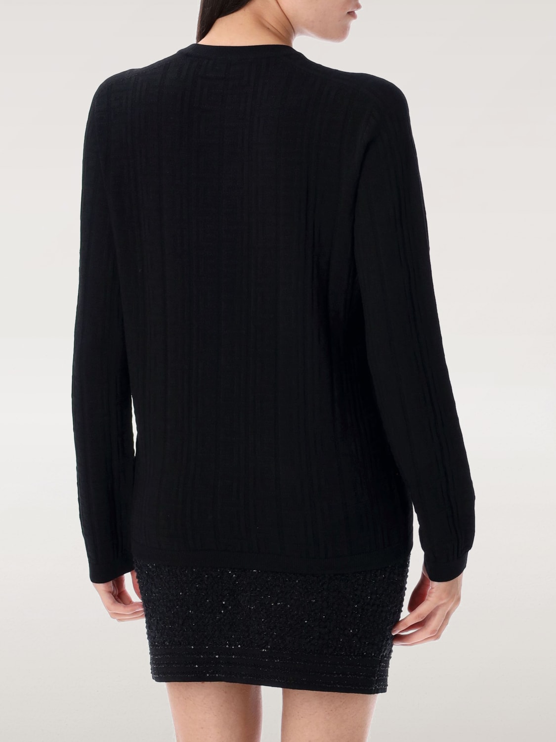 BALMAIN JERSEY: Jersey mujer Balmain, Negro - Img 2