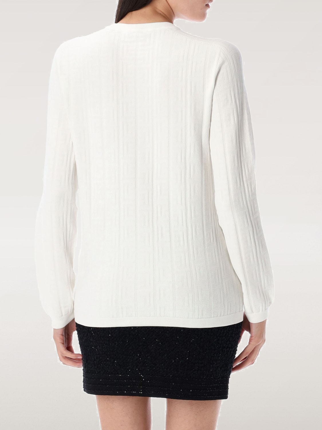 BALMAIN JERSEY: Jersey mujer Balmain, Marfil - Img 2