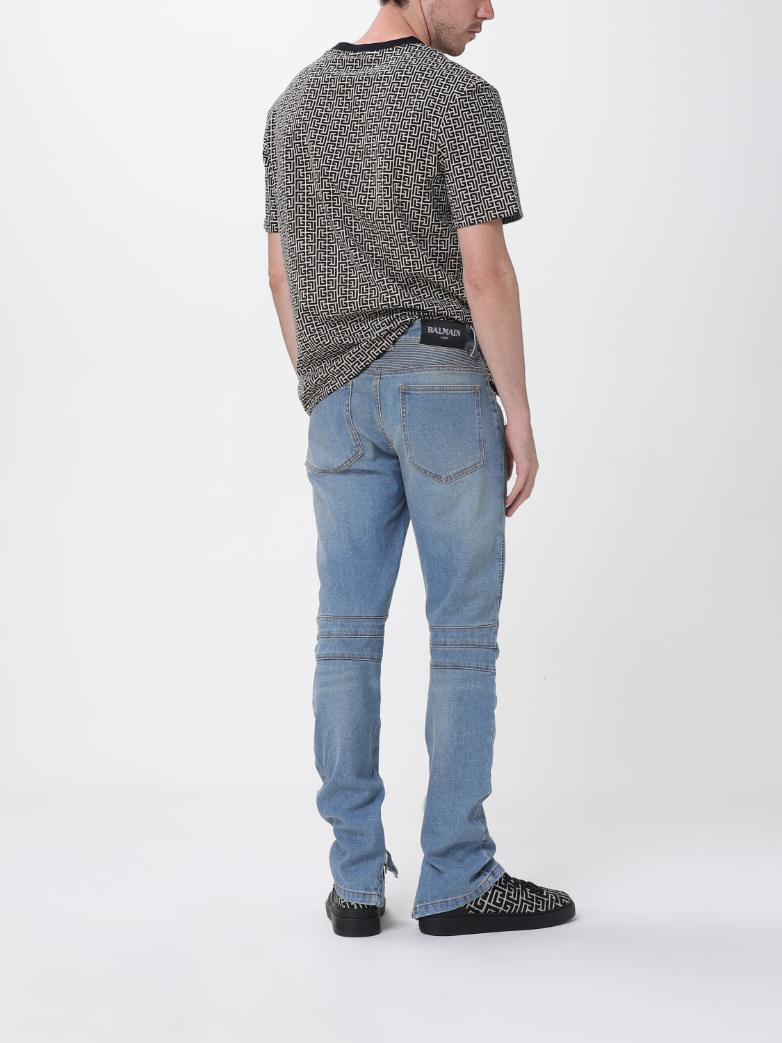 BALMAIN T-SHIRT: T-shirt men Balmain, Grey - Img 2