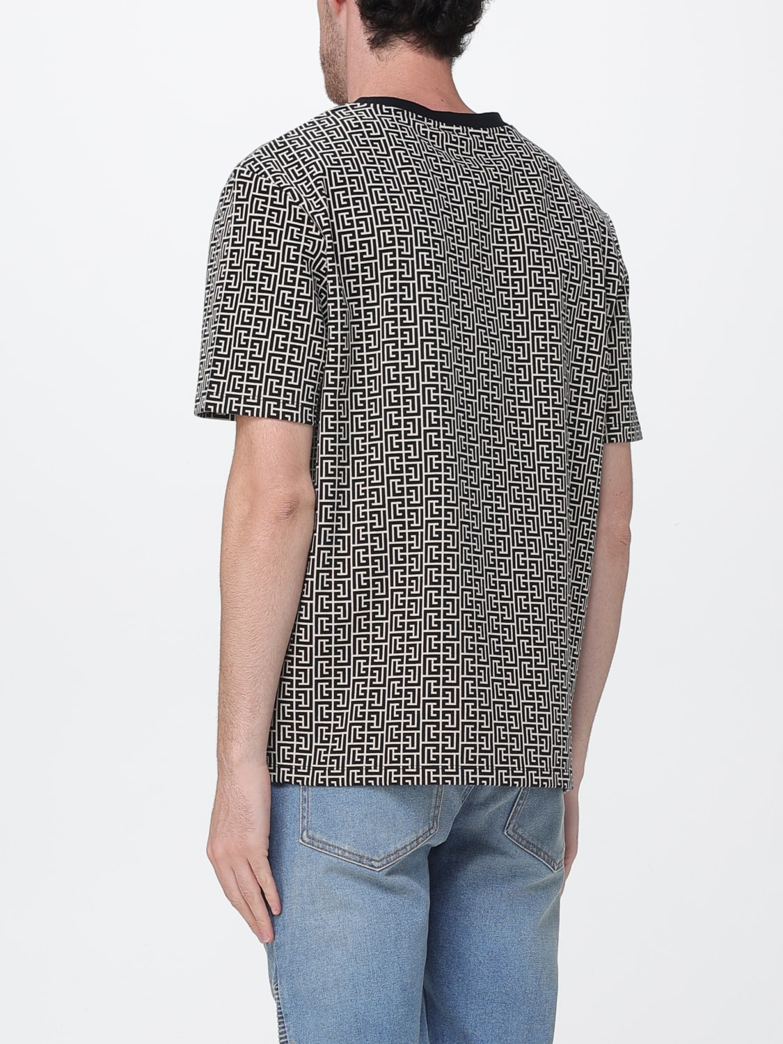 BALMAIN T-SHIRT: T-shirt men Balmain, Grey - Img 3
