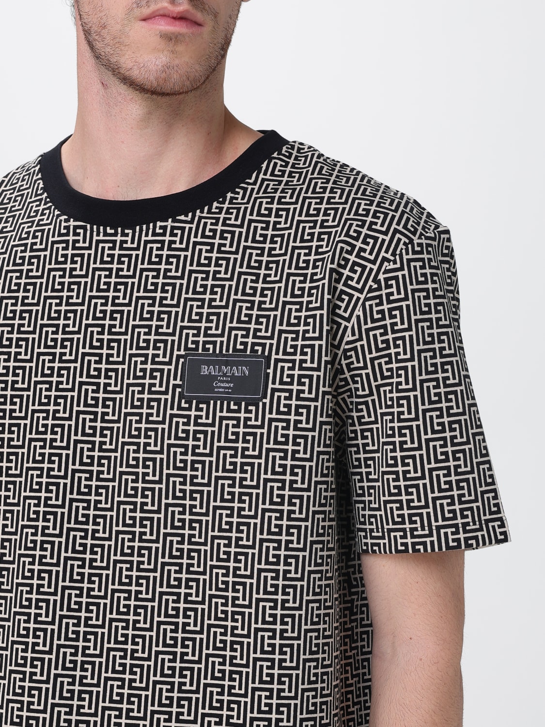 BALMAIN T-SHIRT: T-shirt men Balmain, Grey - Img 5