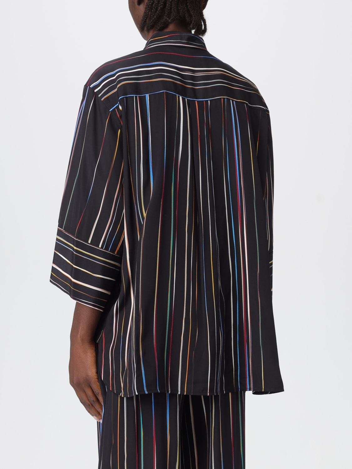 PAUL SMITH CAMICIA: Camicia Paul Smith in seta a righe , Blue - Img 3