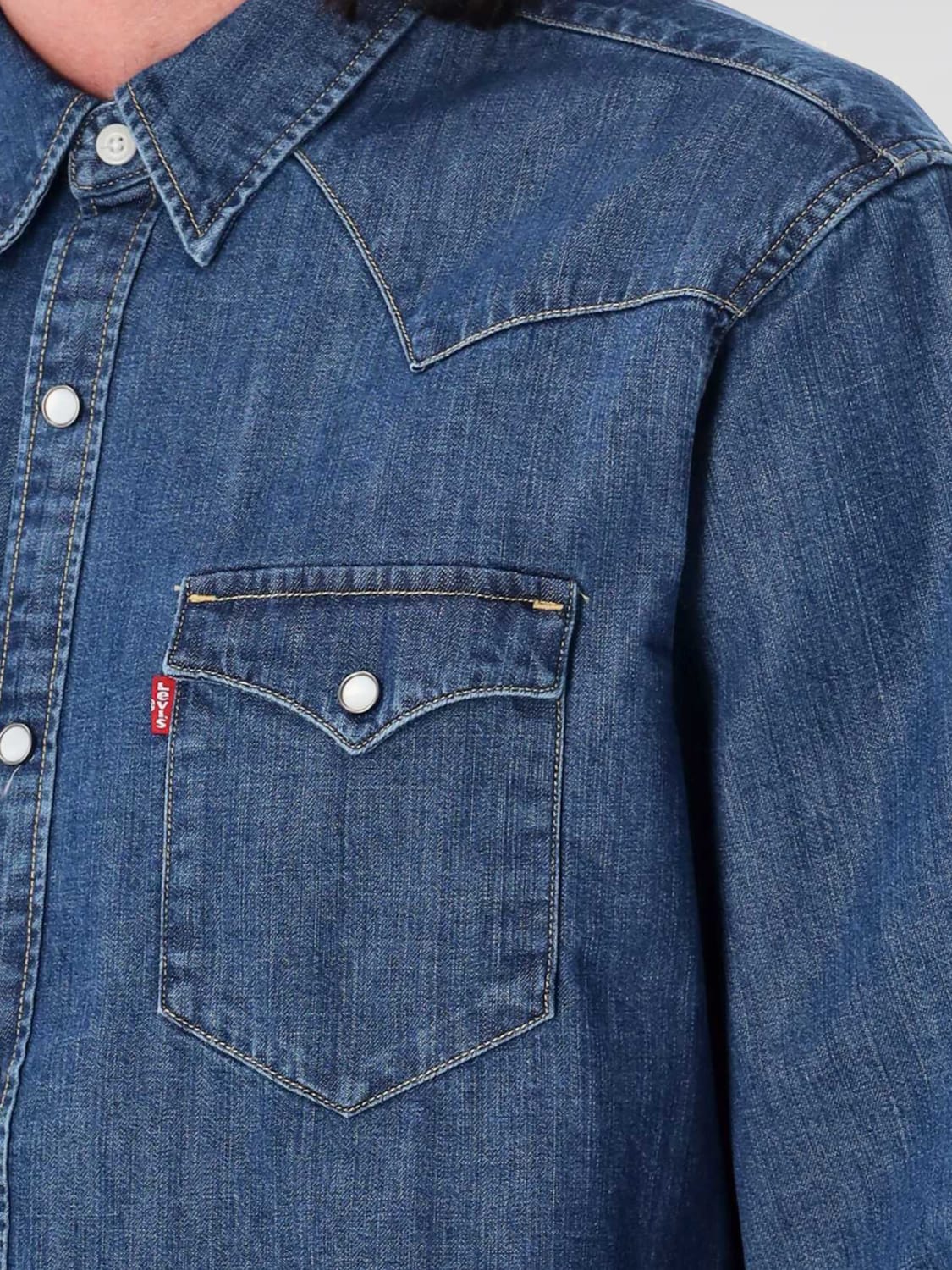 LEVI'S CAMISA: Camiseta hombre Levi's, Azul Oscuro 1 - Img 3