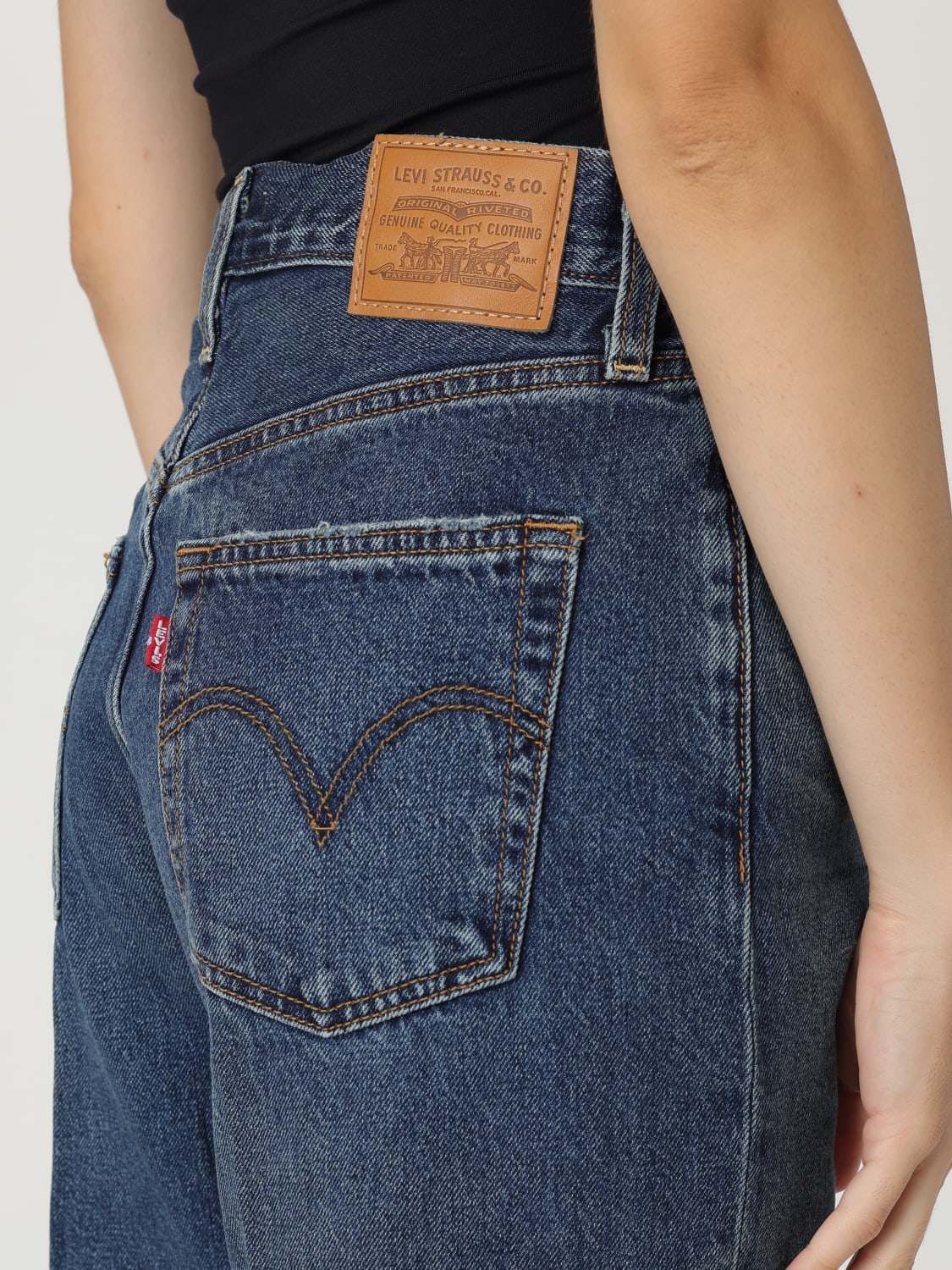 LEVI'S 牛仔裤: 牛仔裤 女士 Levi's, 蓝色 - Img 3