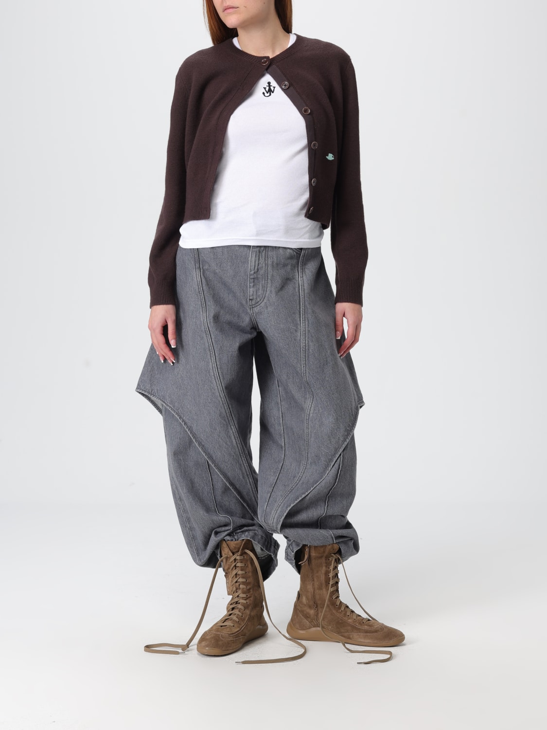 JW ANDERSON CAMISETA: Top mujer Jw Anderson, Blanco - Img 2