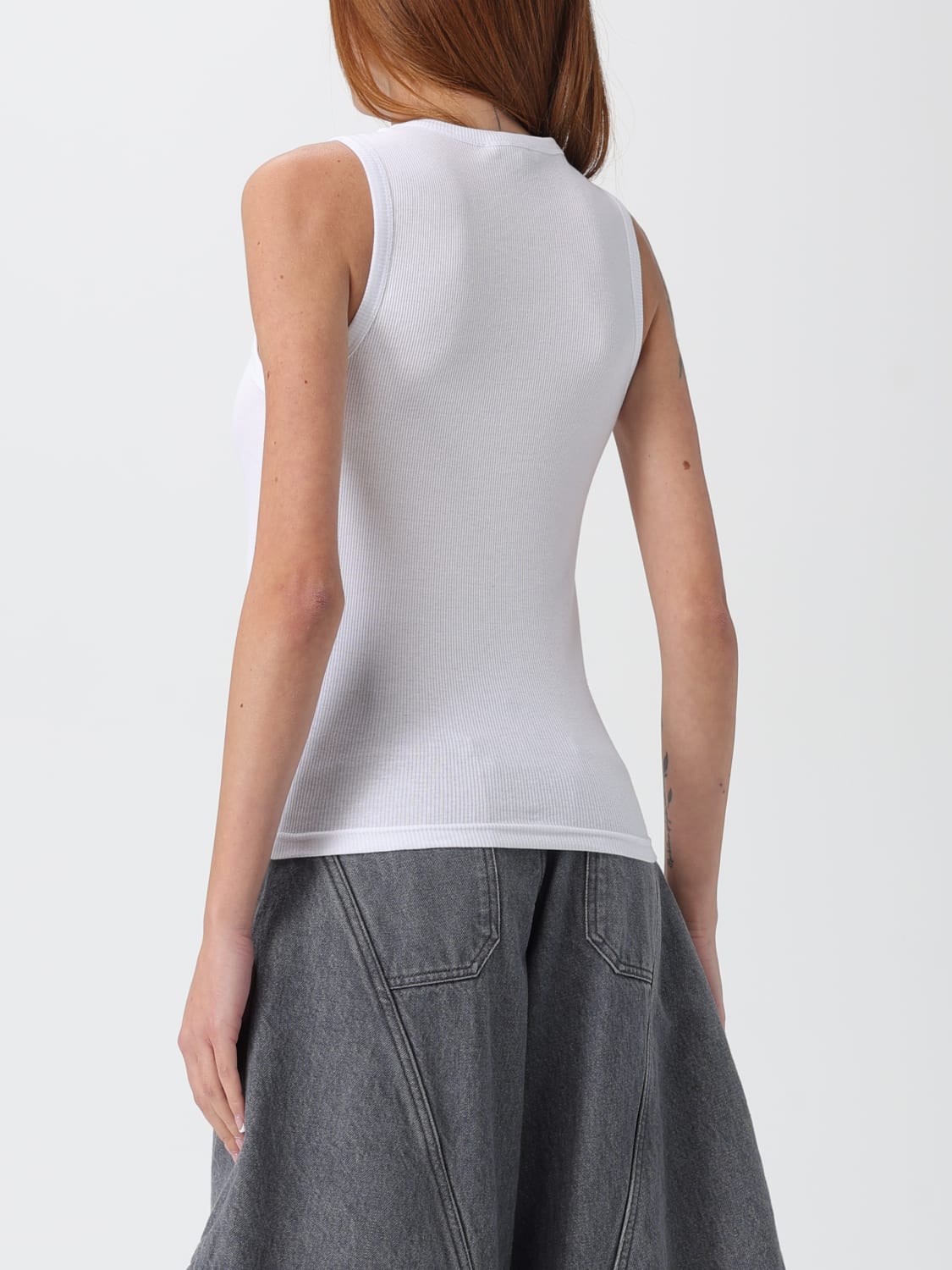 JW ANDERSON CAMISETA: Top mujer Jw Anderson, Blanco - Img 3