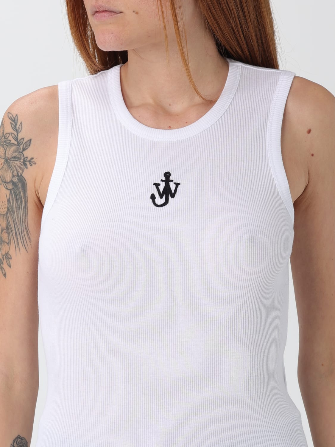 JW ANDERSON CAMISETA: Top mujer Jw Anderson, Blanco - Img 5