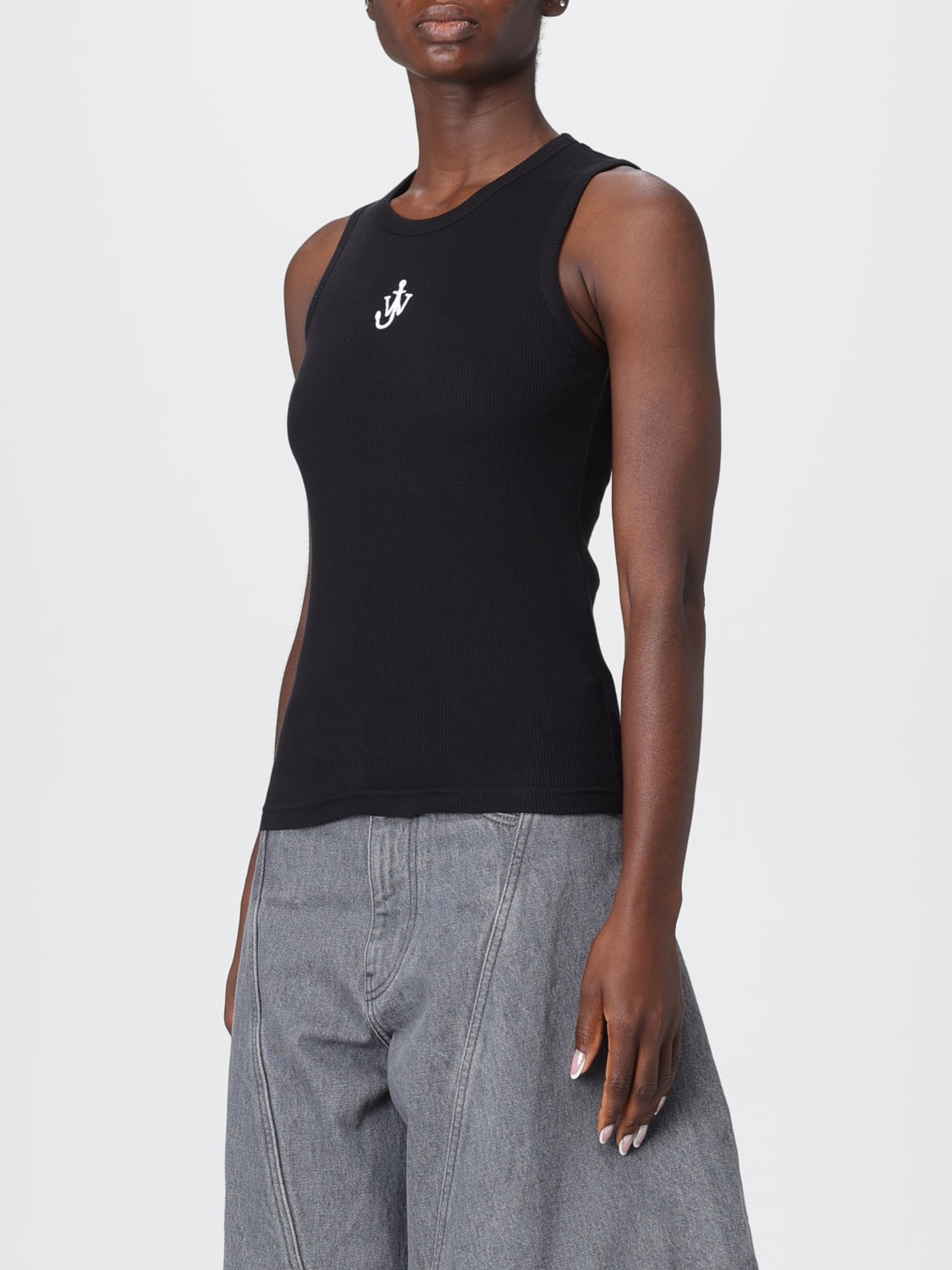JW ANDERSON CAMISETA: Top mujer Jw Anderson, Negro - Img 4