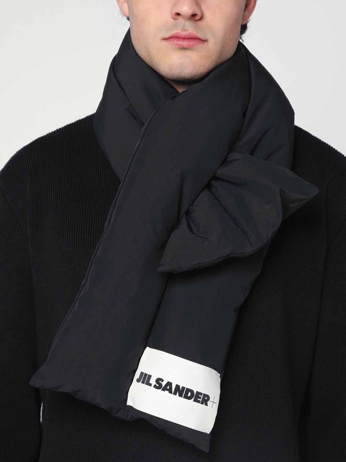 JIL SANDER SCARF: Scarf men Jil Sander, Black - Img 2