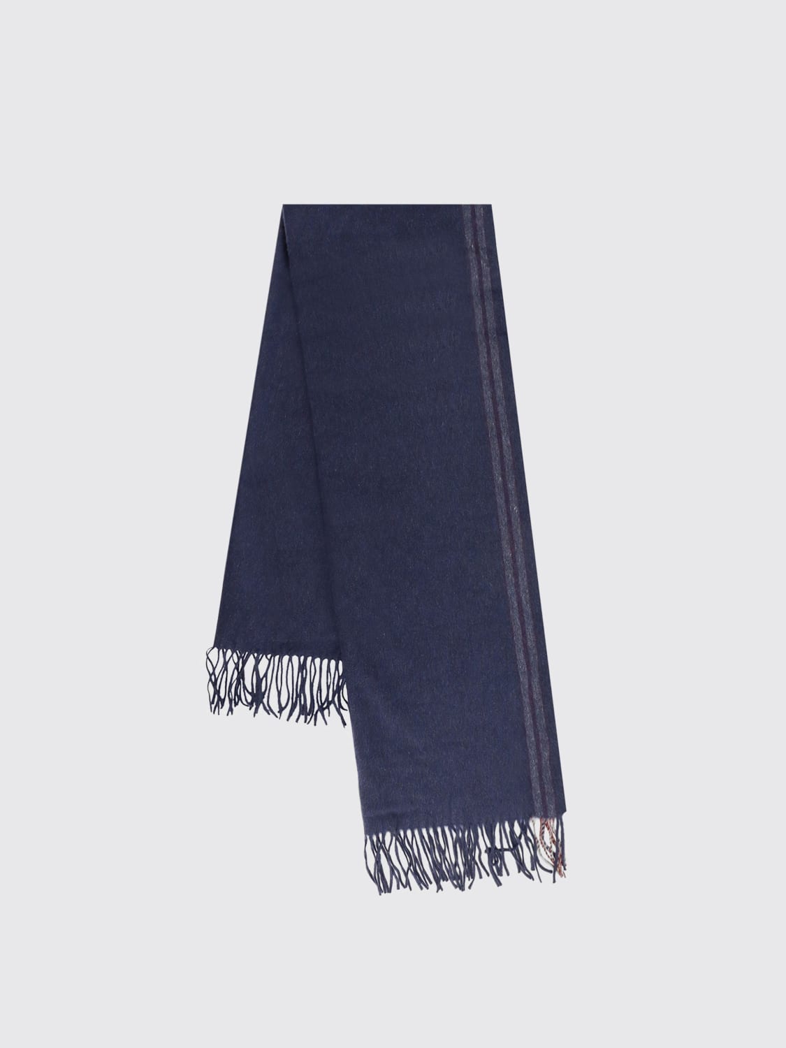 BRUNELLO CUCINELLI SCARF: Scarf men Brunello Cucinelli, Blue - Img 1