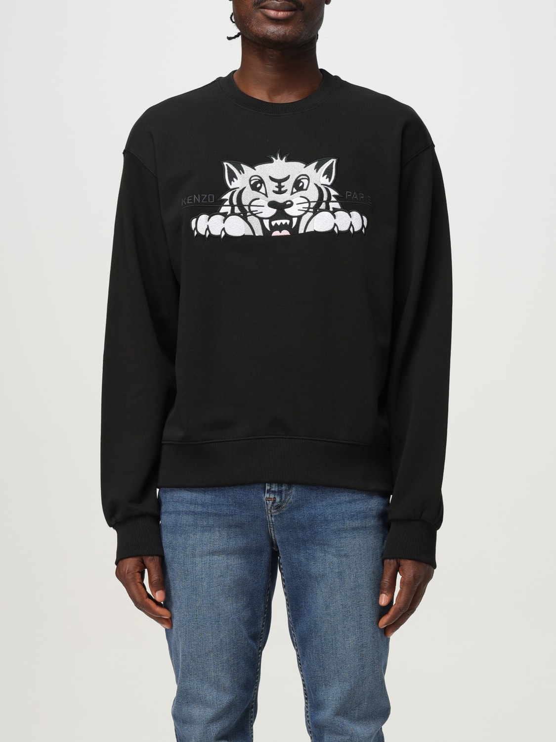 KENZO SWEATSHIRT: Pullover herren Kenzo, Schwarz - Img 1