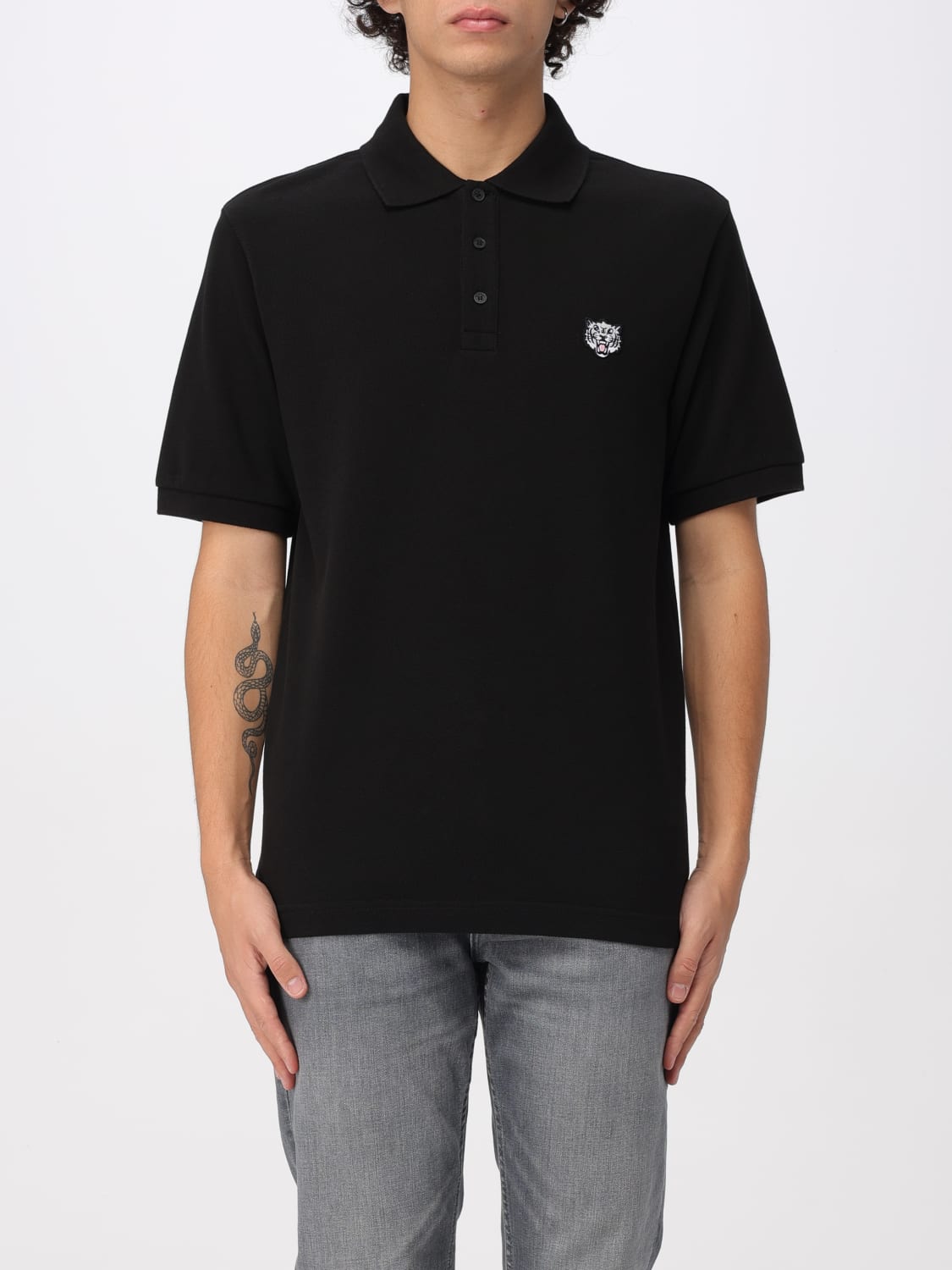 KENZO POLO SHIRT: T-shirt men Kenzo, Black - Img 1