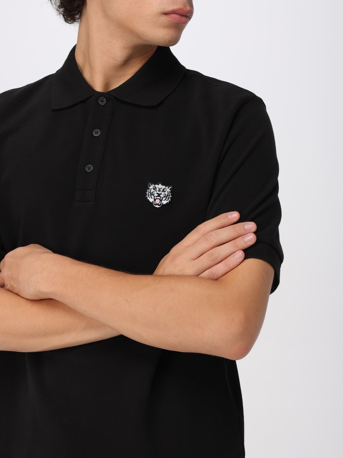 KENZO POLO SHIRT: T-shirt men Kenzo, Black - Img 3