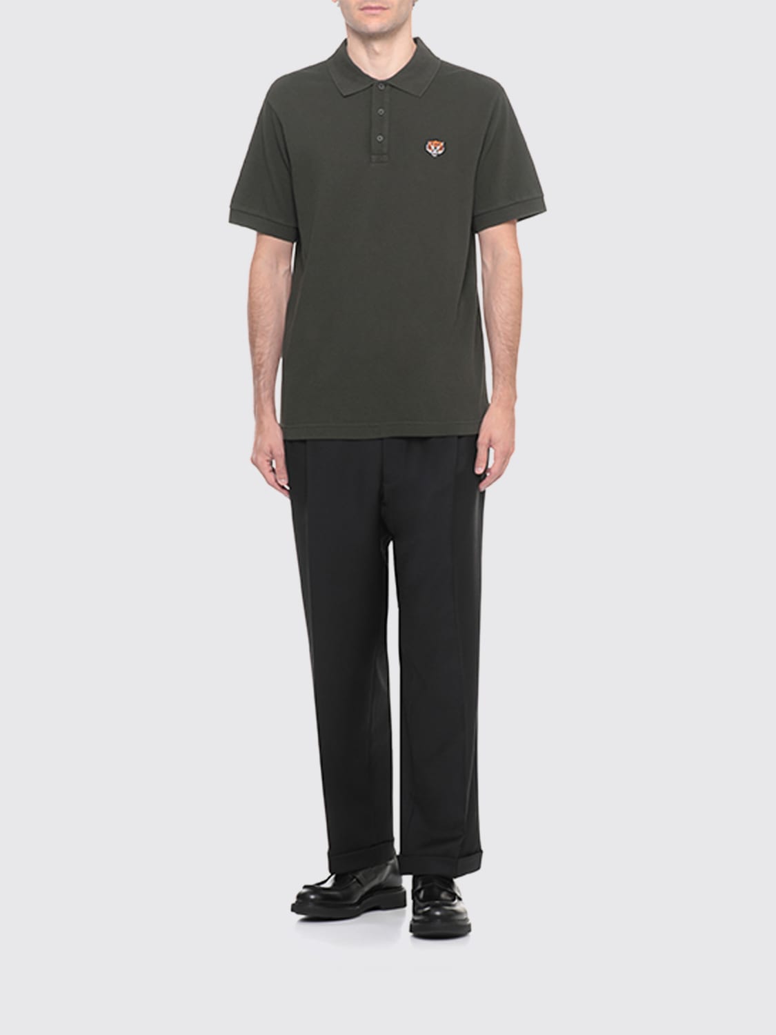 KENZO ポロシャツ: Tシャツ メンズ Kenzo, ブラウン - Img 1