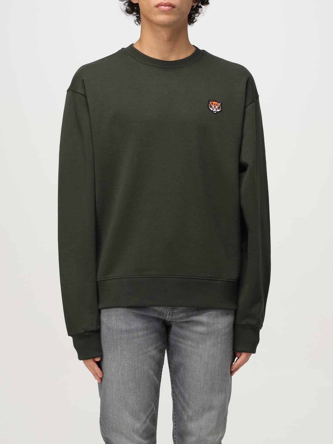 KENZO SWEATSHIRT: Sweater men Kenzo, Green - Img 1