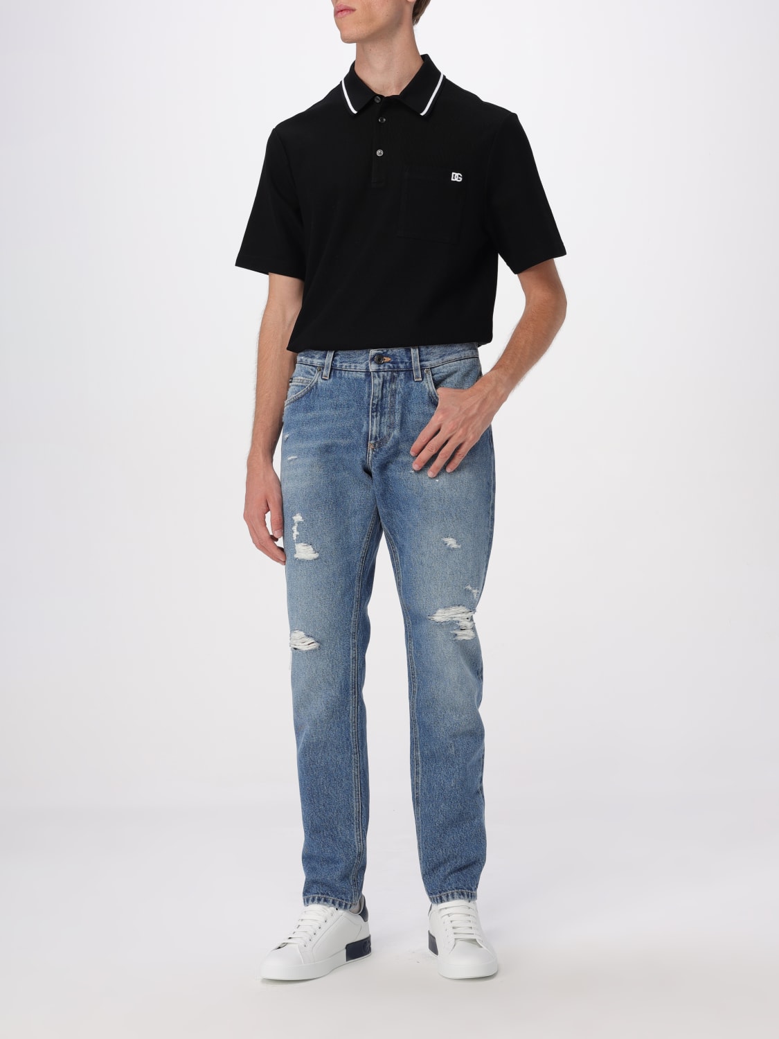 DOLCE & GABBANA JEANS: Jeans men Dolce & Gabbana, Denim - Img 2