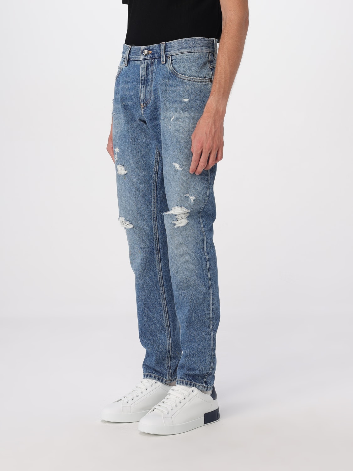 DOLCE & GABBANA JEANS: Jeans men Dolce & Gabbana, Denim - Img 4