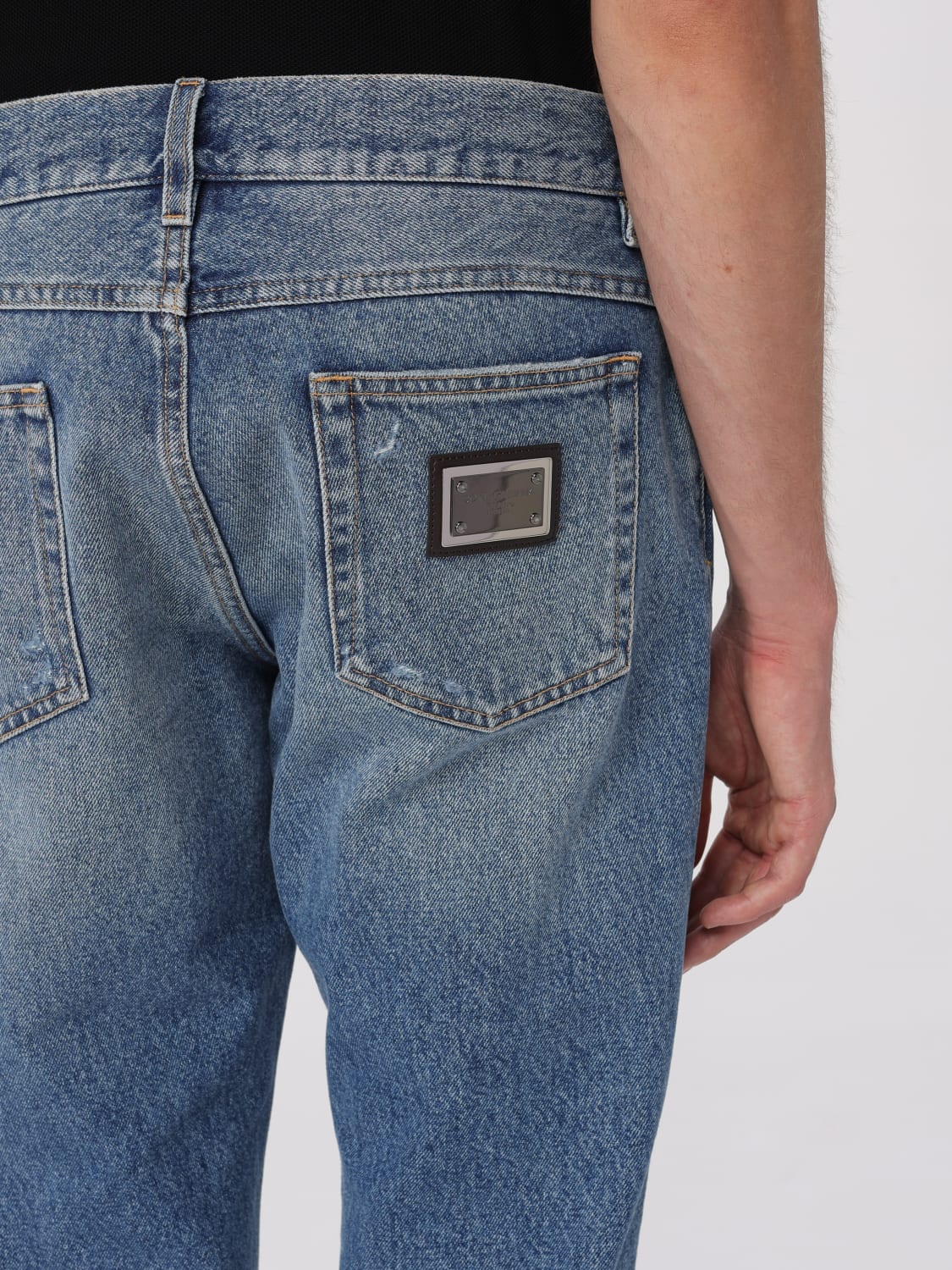 DOLCE & GABBANA JEANS: Jeans men Dolce & Gabbana, Denim - Img 5