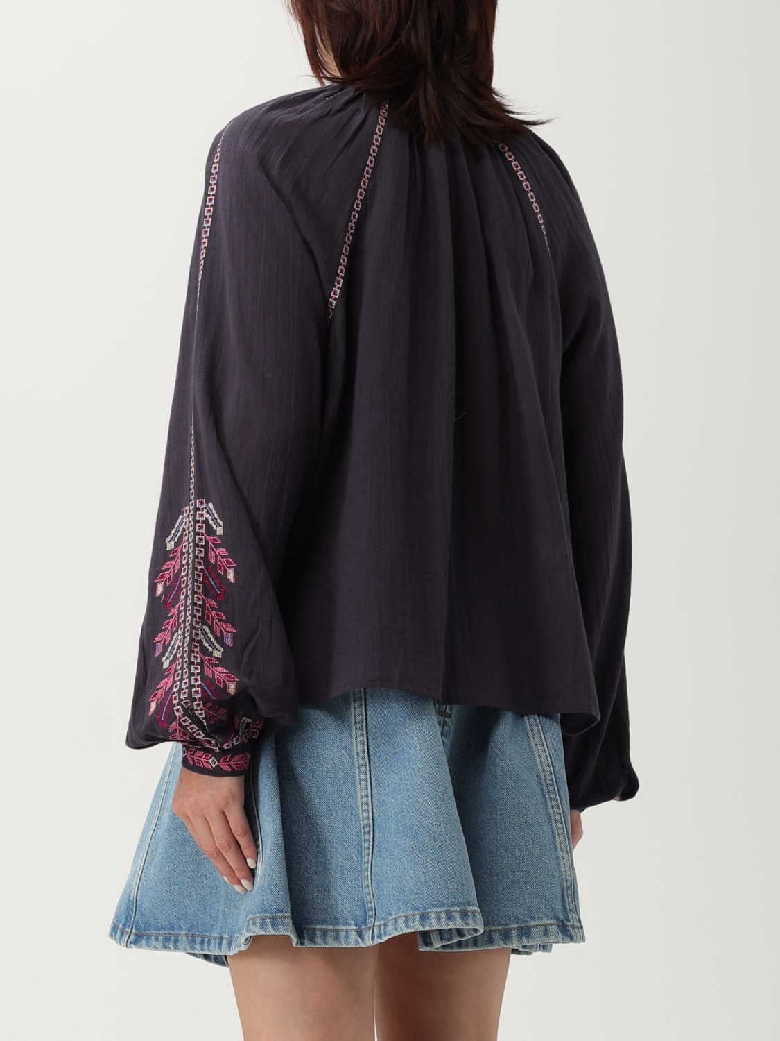 ISABEL MARANT ETOILE SHIRT: Shirt woman Isabel Marant Etoile, Blue - Img 2