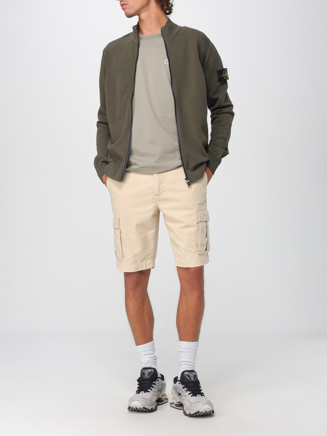 STONE ISLAND SWEATER: Sweater men Stone Island, Military - Img 2