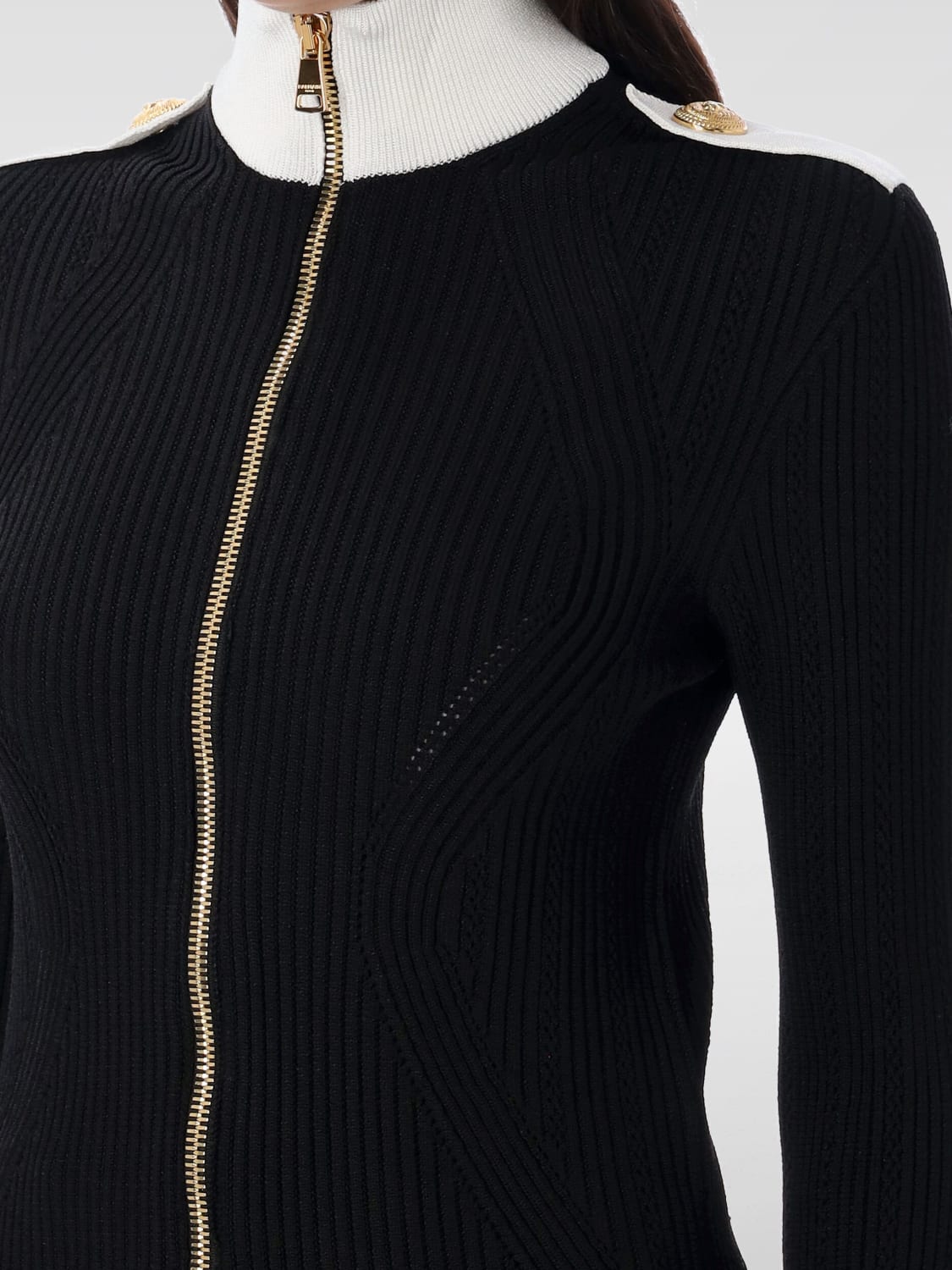 BALMAIN JERSEY: Jersey mujer Balmain, Negro - Img 3