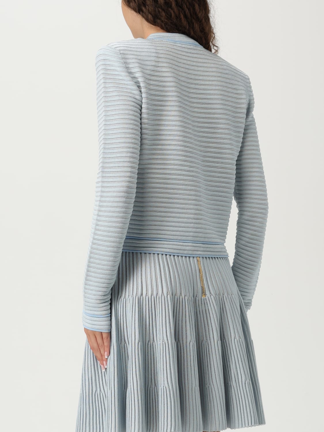 BALMAIN PULLOVER: Pullover damen Balmain, Blau - Img 3