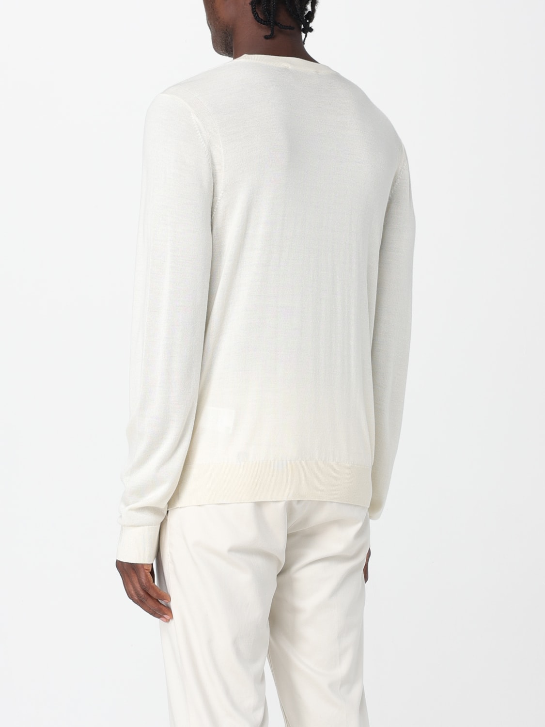 BOSS 毛衣: 毛衣 男士 Boss, 白色 - Img 2