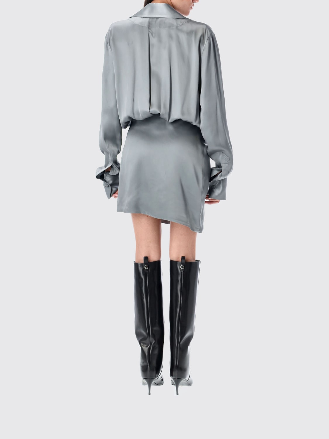 THE ATTICO DRESS: Dress woman The Attico, Grey - Img 2