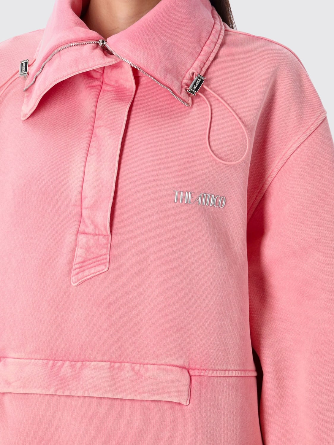 THE ATTICO CHAQUETA: Sudadera mujer The Attico, Rosa - Img 3