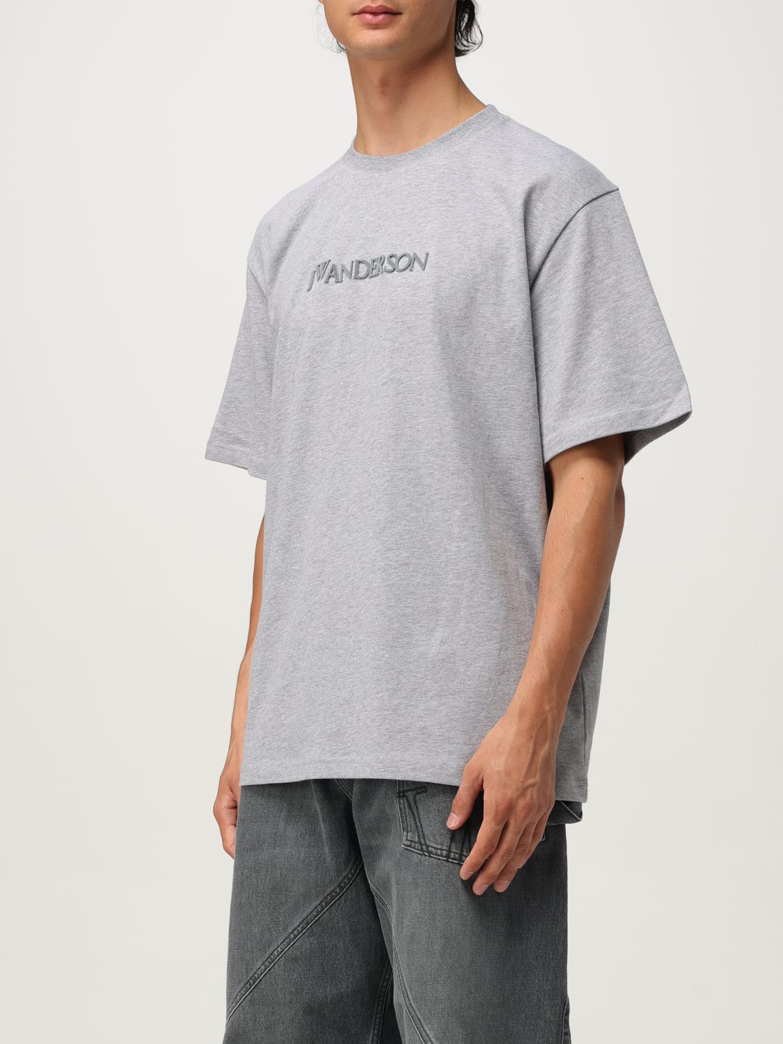 JW ANDERSON T-SHIRT: T-shirt men Jw Anderson, Grey - Img 4