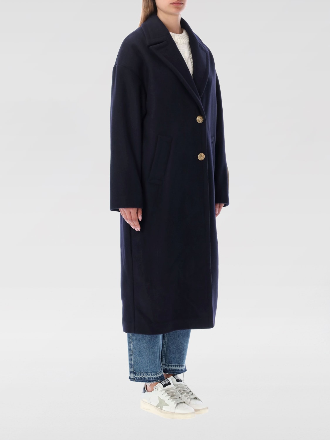 GOLDEN GOOSE MANTEL: Mantel damen Golden Goose, Blau - Img 4