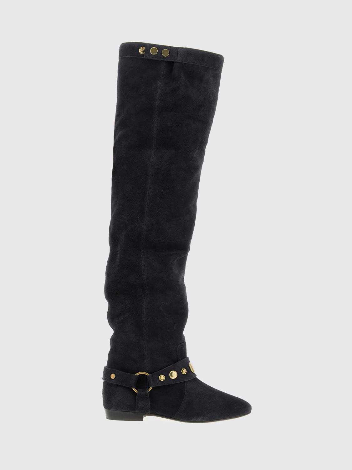 ISABEL MARANT BOOTS: Flat shoes woman Isabel Marant, Black - Img 1