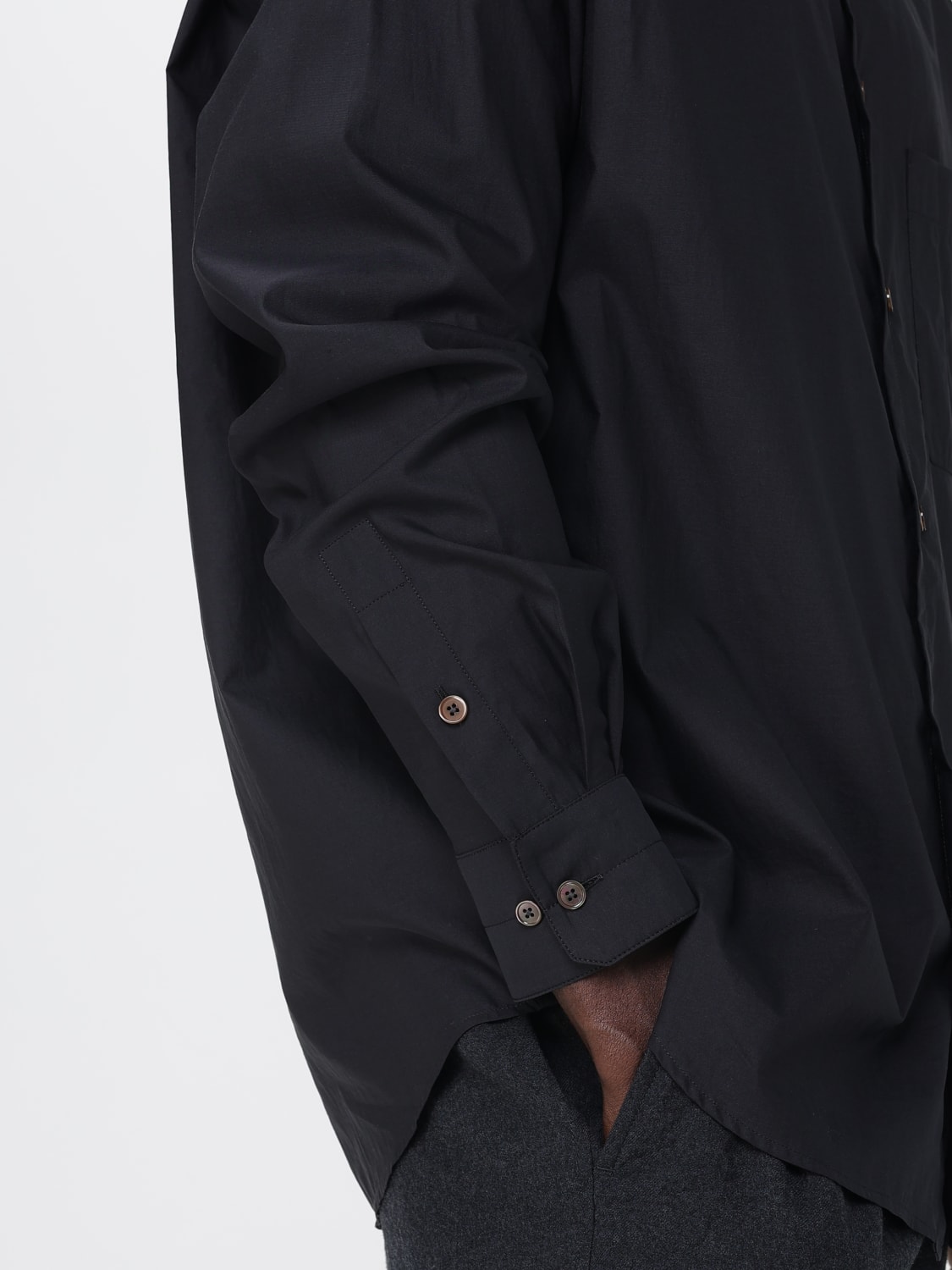 LEMAIRE HEMD: Hemd herren Lemaire, Grau - Img 5